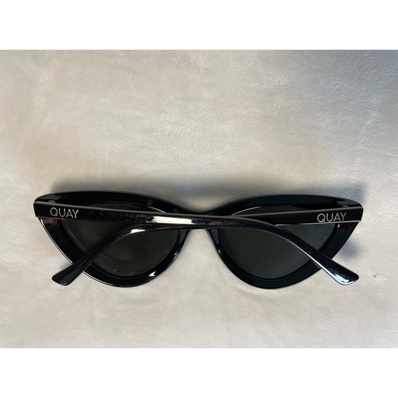 QUAY Australia TEMPTED Black Cat Eye Sunglasses Flex 111 - Picture 9 of 9